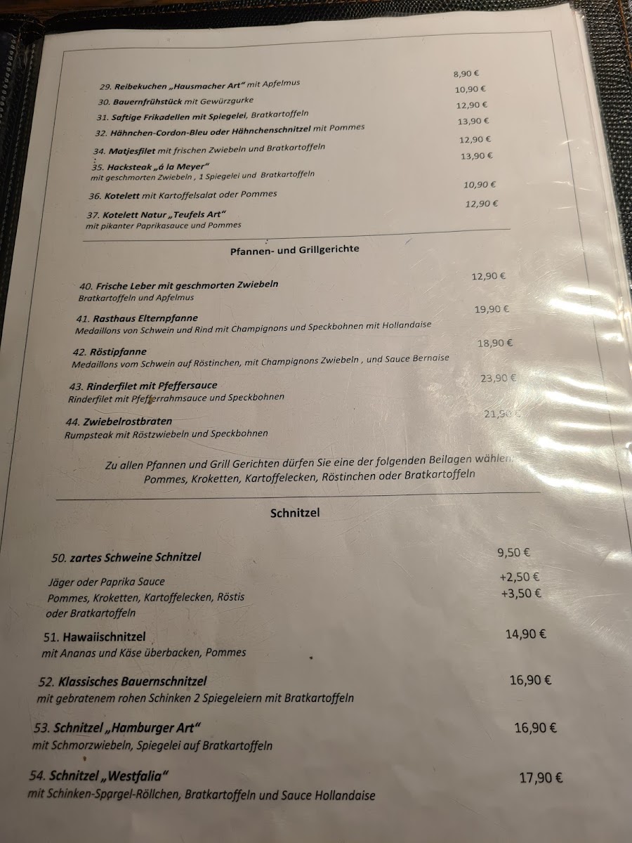 Menu Raststätte Eltern Christian Brümmer-3