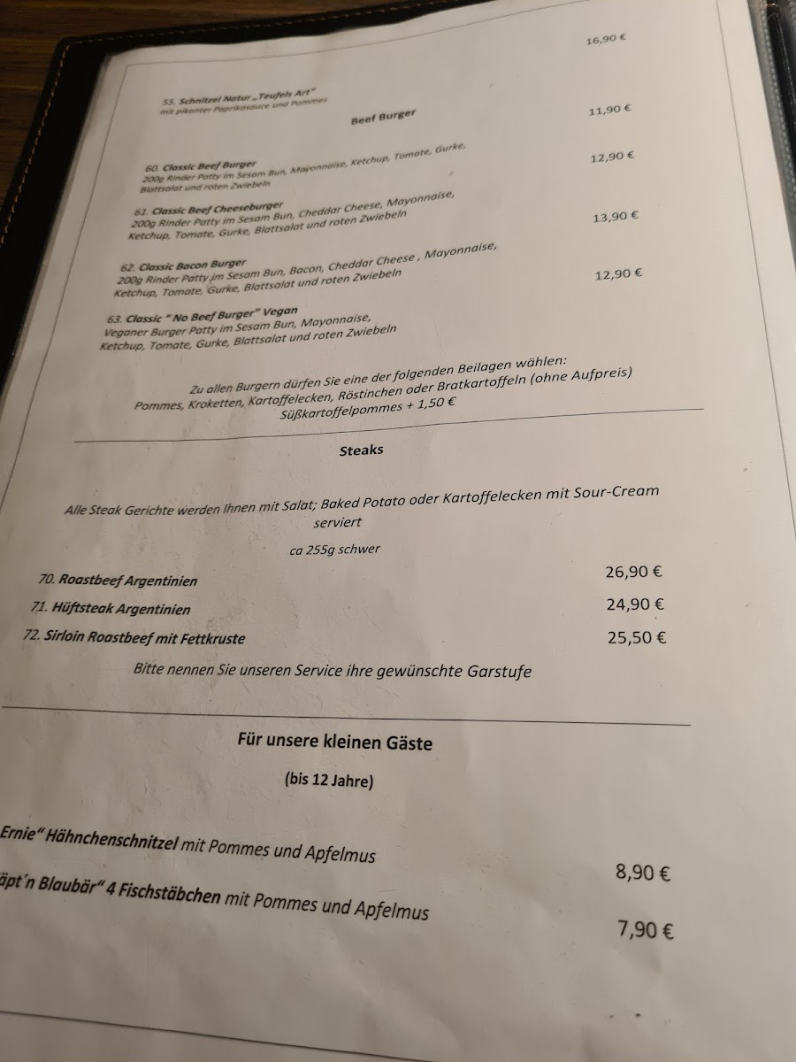 Menu Raststätte Eltern Christian Brümmer-4